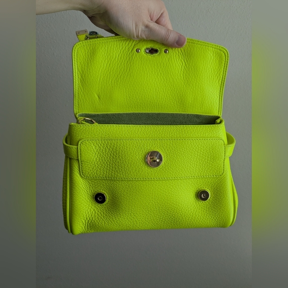 Mulberry Mini Alexa In Neon Yellow - Picture 10 of 16